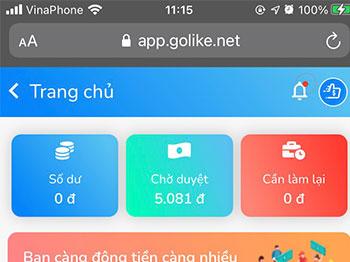 Giới thiệu & hướng dẫn kiếm tiền thêm online bằng app Golike